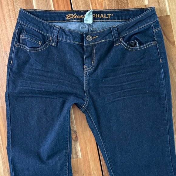 Blue Asphalt Dark Wash Straight Leg Jeans | Size 13 - Picture 3 of 9